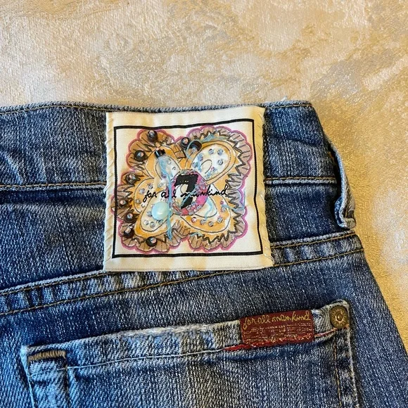 7 for all Mankind Jeans, sz. 25. Some raffling on tag. - Picture 3 of 4